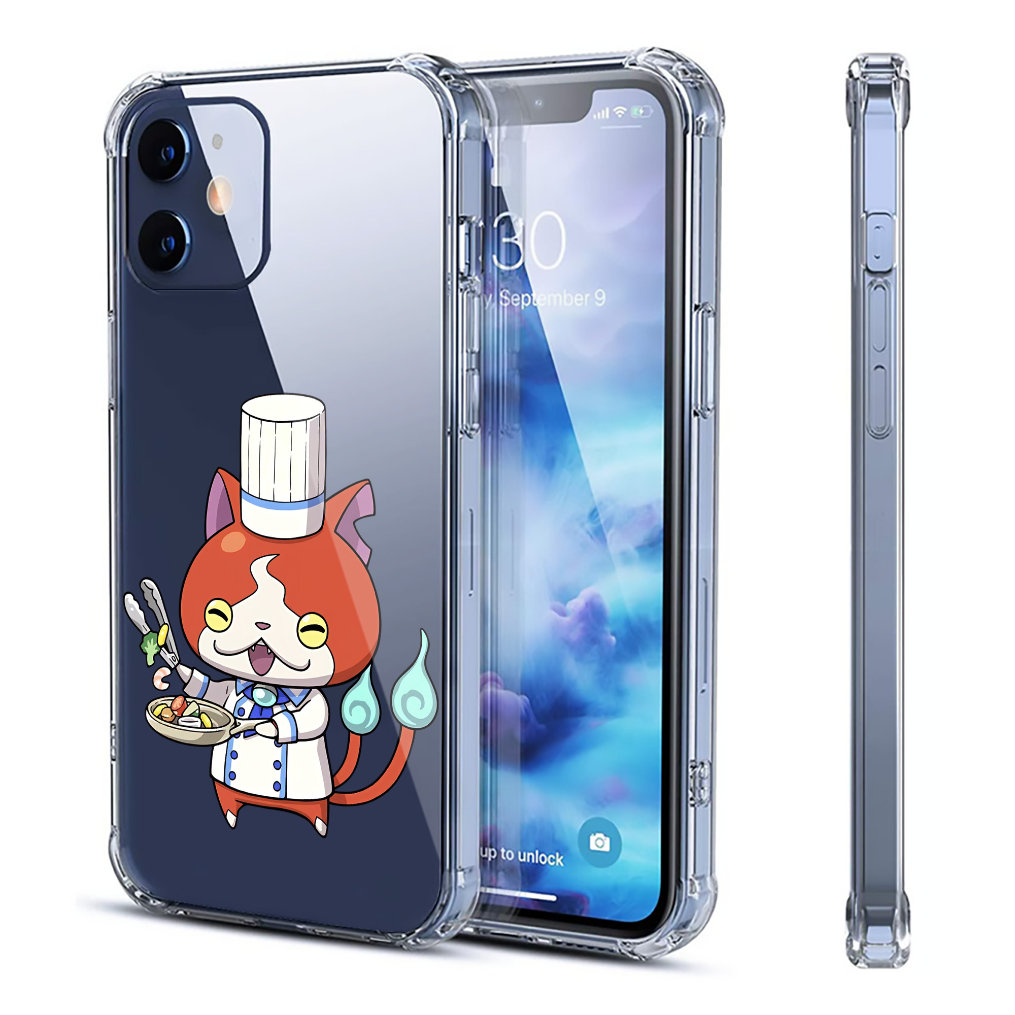 （画像用） 妖怪ウォッチ Yo-kai Watch 【iPhone 12シリーズ対応】透明スマホケース（クリアソフトケース）
